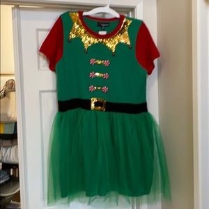 Holiday Costume Christmas Elf Dress